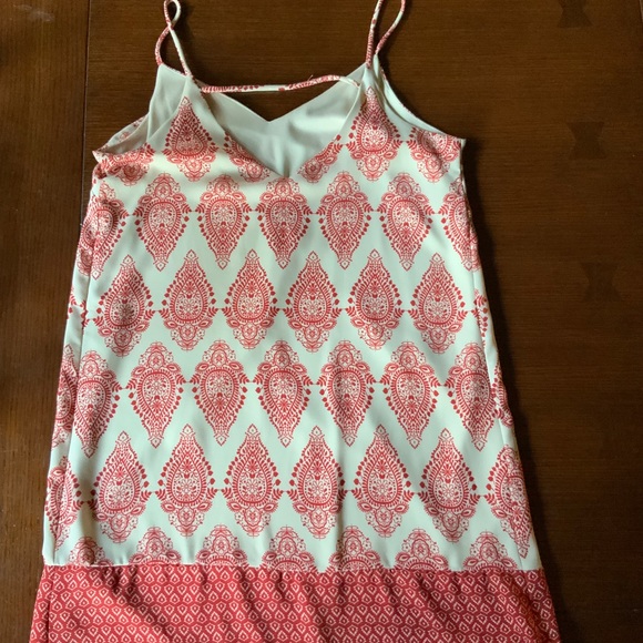 Coral mini dress - Picture 2 of 5